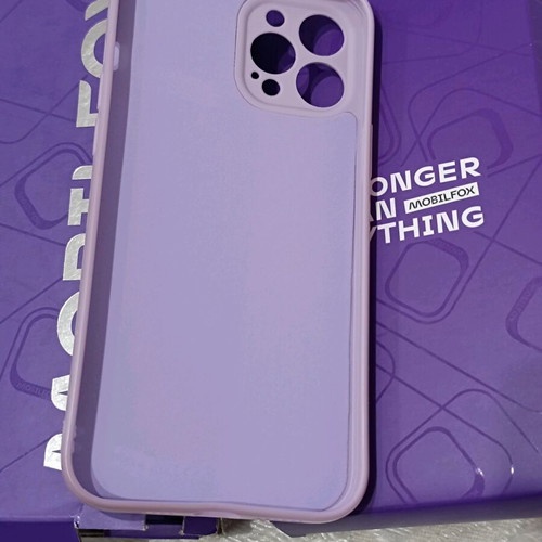 iPhone 12 Pro Max case purple like new