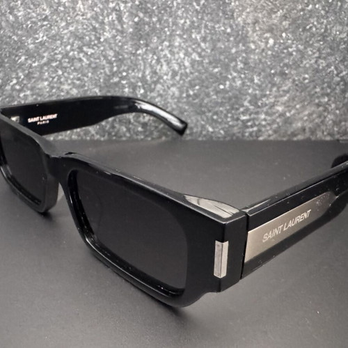 YSL Unisex Sunglasses SL 660 001 Like New Black Acetate Frame