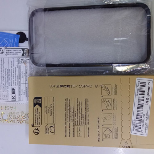iPhone 15 Protection Set with MagSafe Case, Tempered Glass, Camera Protector new