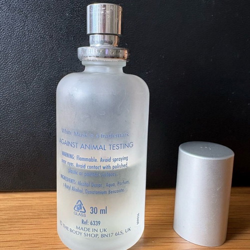 White Musk Eau de Toilette The Body Shop used 30 ml