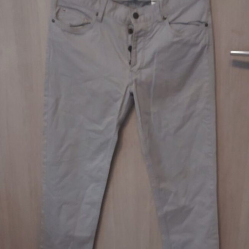 H&M men's pants used, slim fit, gray, size S