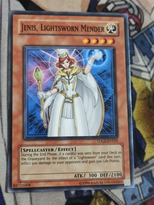 Jenis Lightsworn Mender Effect Monster κάρτα σαν καινούργιο