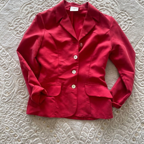 Etam London lightweight red jacket like new, size M