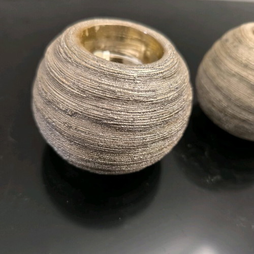 Decorative tealight holders like new, set of 2
