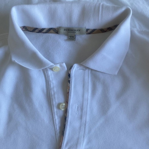 Burberry XXL men's polo shirt used, white