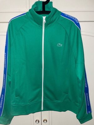 Lacoste jacket new with tags, size large, green