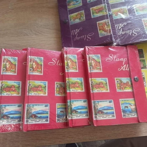 Stamp albums new, pack of 25 pieces