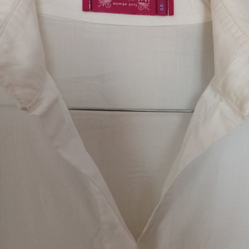 Giovanni dress in white and brown, like new, size L
