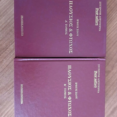 Plousios kai Ftochos two-volume novel new