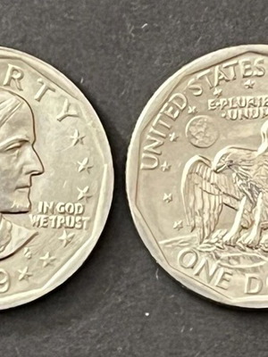 American dollars Susan B Anthony Liberty, 2 pieces 1979 like new
