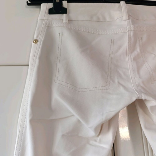 Celyn B Premium White Satin Pants like new, size XS–S, made in Italy