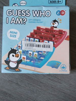 Guess Who I Am Backgammon Game New Educational
