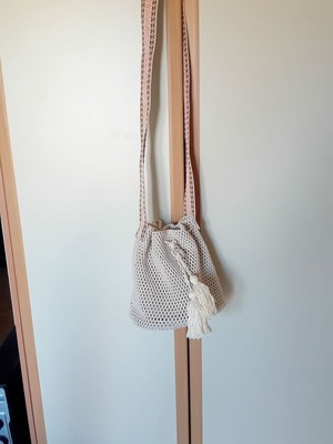 Shoulder bag new, beige