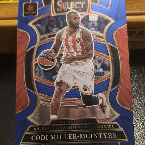 Codi Miller Mcintyre 2025-26 Panini Select Euroleague Base Card new