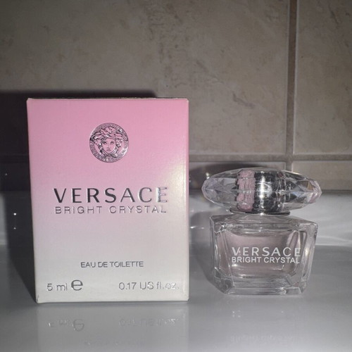 Versace Bright Crystal Miniature Perfume new, 5 ml Eau de Toilette
