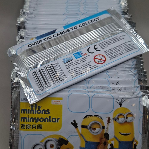 Minions Trading Card Game booster packs, pack of 42, Topps 2015