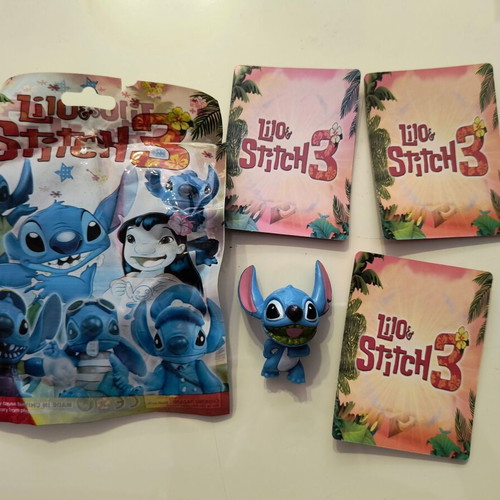 Stitch figure new with bag and 3 cards