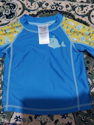 Zoocchini long-sleeve swim shirt 50+ UV for 12 months like new