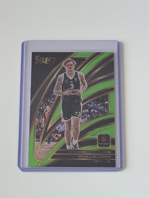 Miikka Muurinen Courtside Neon Green Prizm 2025-2026 card new