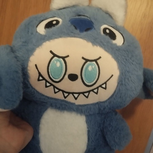 Labubu Stich plush toy 30 cm used, very good condition and quality