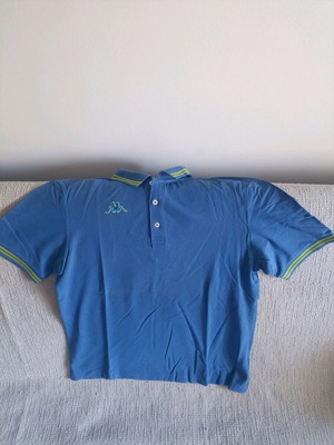 Kappa men's polo shirt used, size XL, blue