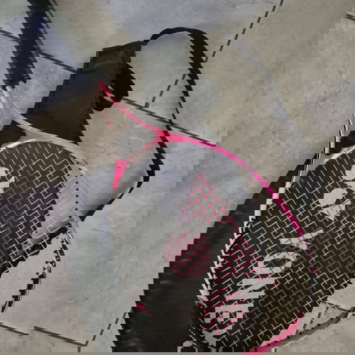 Тенис ракета употребявана детска за 7-10 години в розови нюанси