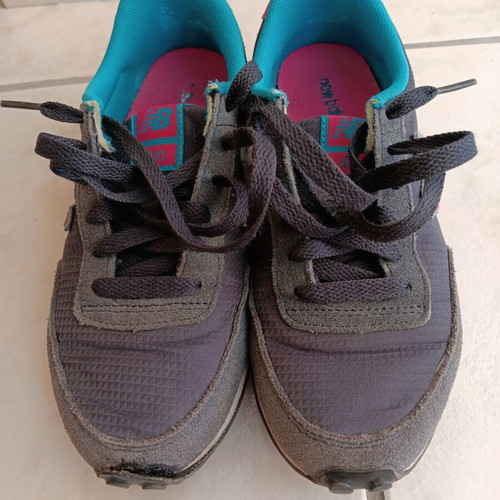 New Balance WL410CPA sneakers like new, women's size 36.5, grey with fuchsia details
