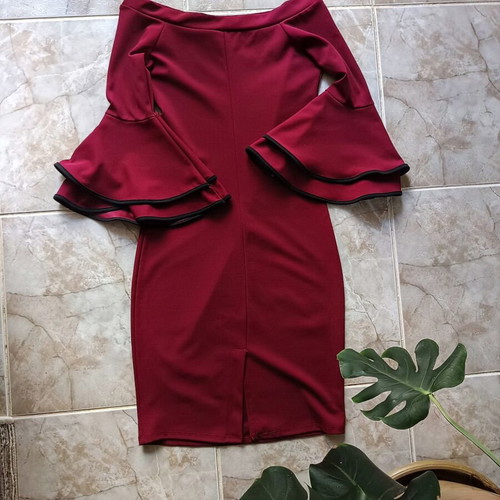 Formal dress, red, size M / 38 / 10, elastic