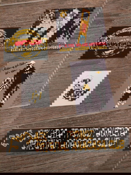 5 Συλλεκτικά Αυτοκόλλητα ΑΕΚ Stickers Football AEK CLUB Σύνδεσμος Original 21 Athens Συνδεσμιακά