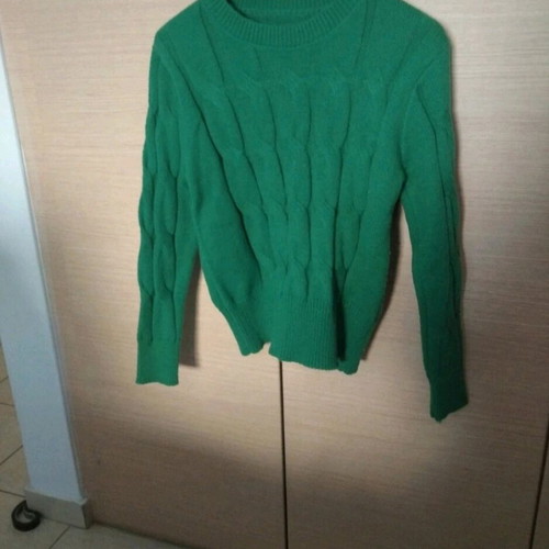Achilleas Accessories knitted sweater new, green, size M-L