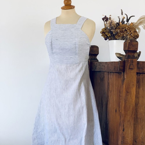 Ioanna Kourbela striped summer dress small, new