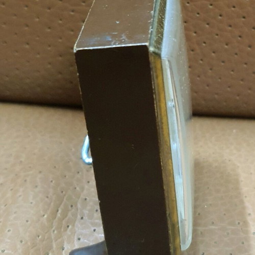Europa table clock used, alarm clock, 7cm diameter