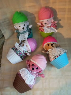 Σετ 5 cupcakes σαν καινούργια