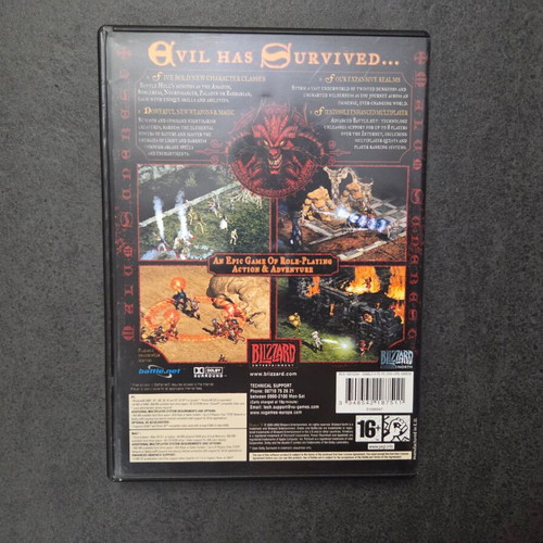 Diablo II PC game used, 3 CDs, English manual