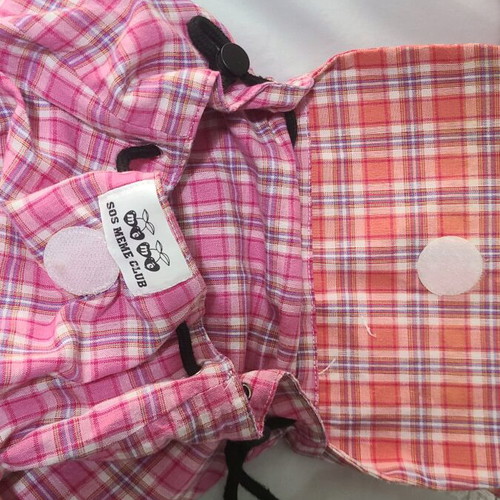 Cute Bunny Backpack like new, 32x27x14cm, cotton pink orange