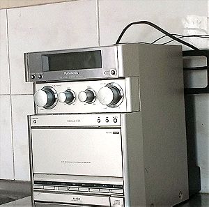 ραδιoκασετόφωνο cd, Panasonic SA-PM20, 1999 μοντέλο, υπεραριστη κατάσταση, συλλεκτικό κομμάτι πλήρες λειτουργικό με κεραία και καλώδιο ρεύματος, δεν περιέχονται τα ηχεία του..