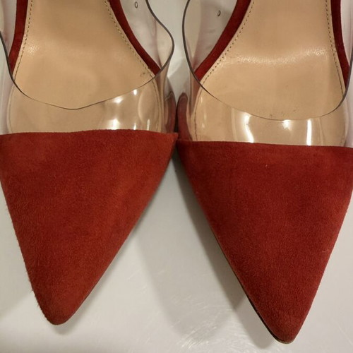 Gianvito Rossi red high heels like new, size 40
