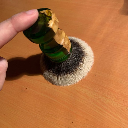 Boti SHD badger shaving brush with resin handle, knot 23mm, loft 52mm