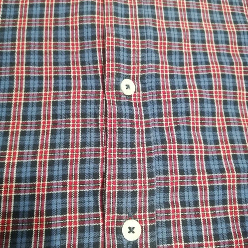 Benetton shirt used, 100% cotton, multicolor, size S