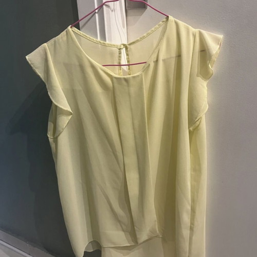 Two yellow blouses like new, size M