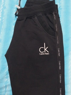 Calvin Klein black sweatpants, size L