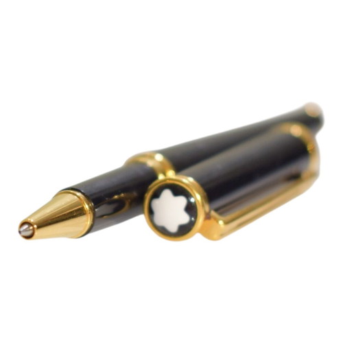 Montblanc Noblesse Oblige rollerball pen, black resin and gold