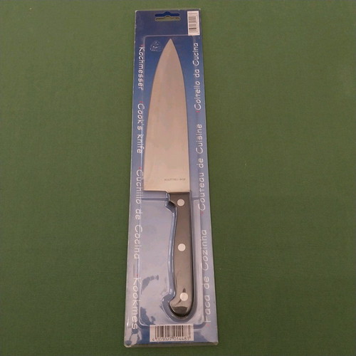 Chef knife stainless steel like new, 20 cm blade