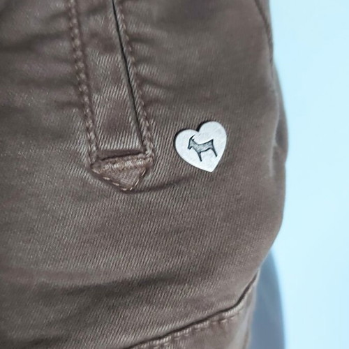Ελαστικό τζιν μπουφάν Denim σαν καινούργιο, σκούρο nude, Heimatliebe
