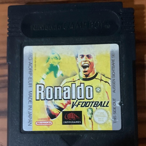 Ronaldo Vfootball Nintendo Gameboy μεταχειρισμένο, original λειτουργικό