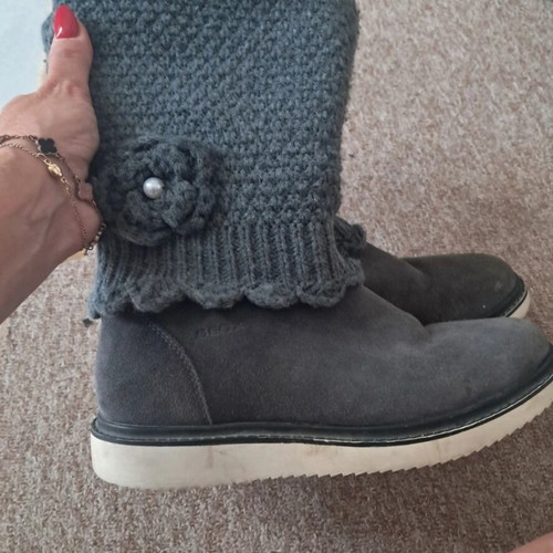 Girls' boots used, sizes 34 and 35, with fur