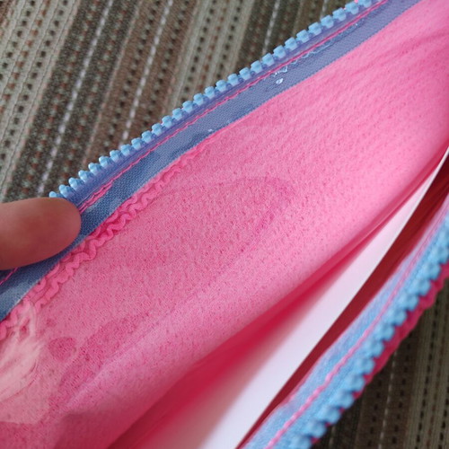 French Bull toiletry bag new, pink and turquoise