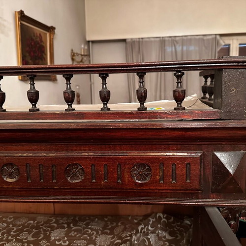Carved vintage shelf furniture used