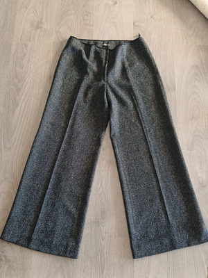 Tweed pants Gianni Rodini like new, gray and black, M/L