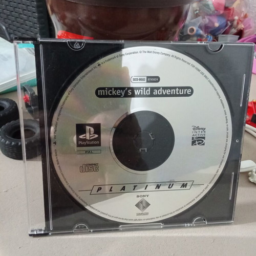 Mickey's Wild Adventure PS1 game Platinum edition